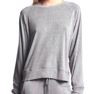 James Perse Heather Gray Women's Sweatshirt